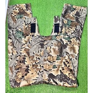 Vintage Camo‎ Overalls 2XL Chevy Trucks Embroidered Work Hunting Rare USA MADE